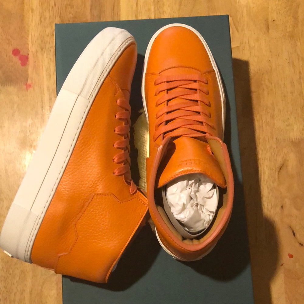 Buscemi 90mm orange sneakers …